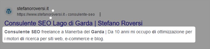 Cosa è la SERP? Significato, composizione e funzionamento 16 meta description