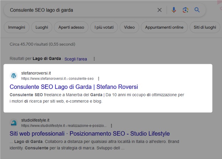 Cosa è la SERP? Significato, composizione e funzionamento 3 risultati organici serp